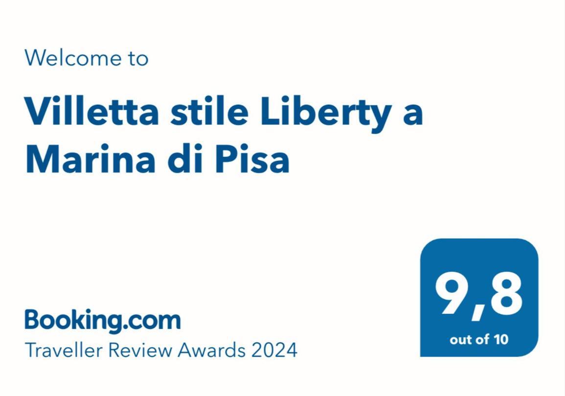 Villetta Stile Liberty A Marina Di Pisa Exterior foto